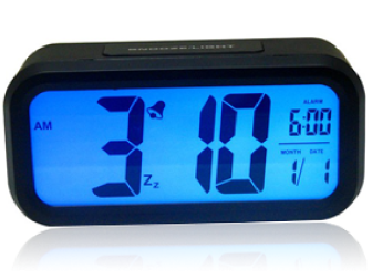 Clock-controlled radio scheme for LCD display