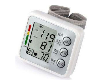 Scheme of wrist electronic sphygmomanometer